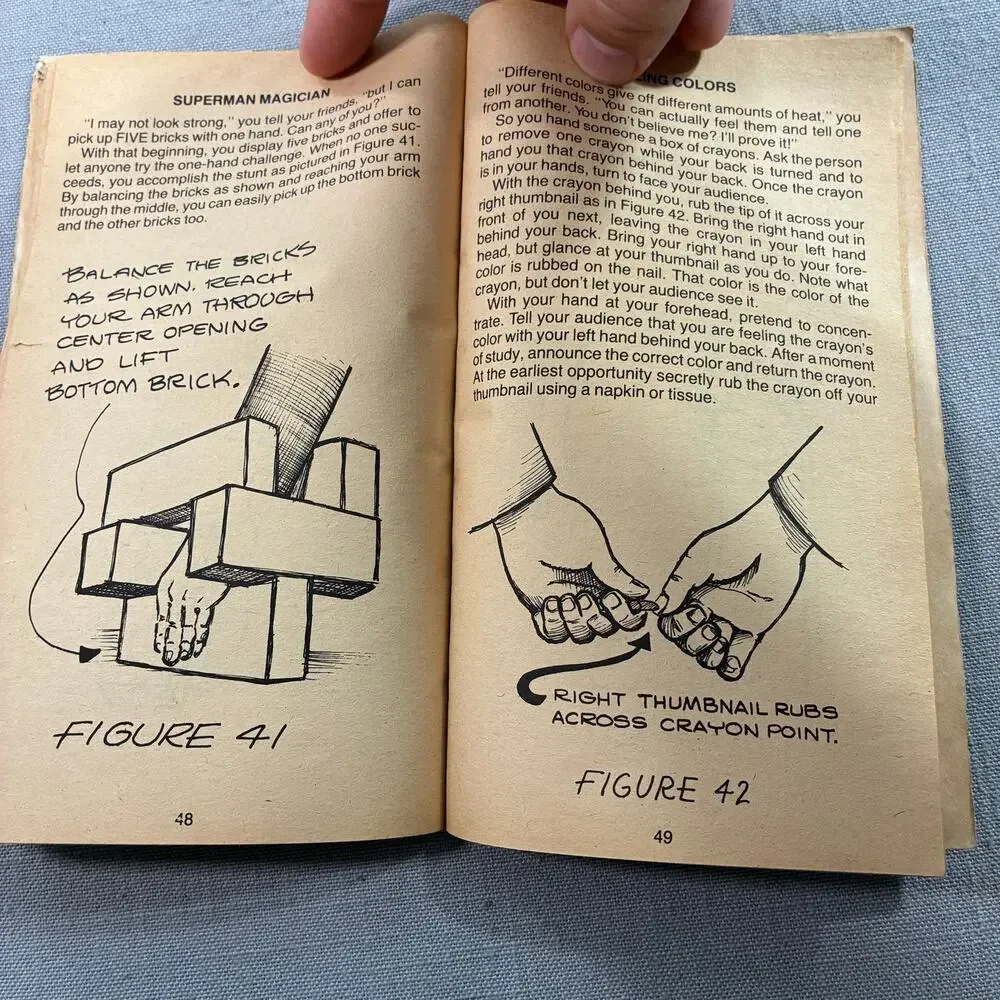 Vintage 1980 Keep It A Secret David Ginn Beginner Magic Trick Weekly Reader Book